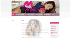 Desktop Screenshot of marlenelingerie.it